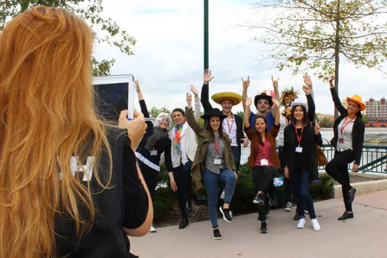 Mise en scène lors d'une animation Story Bulle de For Event